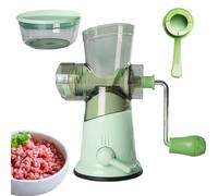 Duroecsain Hachoir à viande manuel - Broyeur d'aliments pour animaux de compagnie - Machine à hacher manuelle pour cuisine, maison, restaurant, pique-nique extérieur