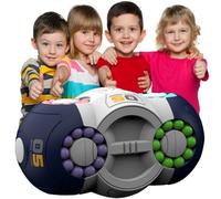 Duroecsain Haricot magique rotatif, jouet rotatif de haricot magique, jouet sensoriel à main Fidget, Magic Bean Cube Spinner, jouets éducatifs et d'apprentissage, puzzle de comptes,