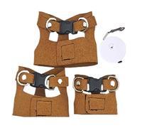 Duroecsain Harnais de dragon barbu et ensemble de laisse, harnais et corde de traction pour dragon barbu | Échappement Test de traction Lizard Traction, harnais sûr pour petits animaux pour marcher en