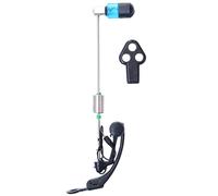 Duroecsain Indicateur de pêche Alarme d'appât pour poissons, indicateur de piqûre de carpe | Alarme de pêche réglable portable | ABS Phare vis bouton morsure Appât Alarme pour famille amis