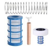 Duroecsain Ioniseur solaire pour piscine avec anode en cuivre, anode en cuivre pour épurateur de piscine | Comprend un écran de panier et une vis pour zones de natation