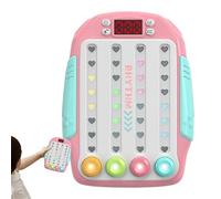 Duroecsain Jeu Bubble Pop pour - Jeu interactif de combinaison de rythmes, jeu de poussée rapide à main, jeu de défi musical pour , soulagement du stress