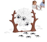 Duroecsain Jeu d'araignée catapulte, jeu de société Jumping Spider | Jouet d'araignée catapulte | Jouet araignée gonflable pour interaction parents- pour réunions de famille,