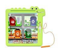 Duroecsain Jeu de labyrinthe magnétique, jouet de labyrinthe magnétique,Jeu sensoriel de cerveau de labyrinthe de table assorti de jouets sensoriels | Coordination œil-main,