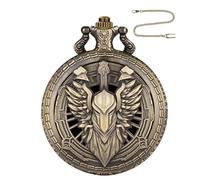 Duroecsain Jeu de petits dés pour jeu de rôle - 7 dés de jeu dans une boîte de montre de poche gravée - Jeux de rôle, jouets pour jeux de société pour la famille et les amis, jeux