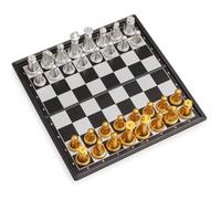 Duroecsain Jeu D'échecs pour | Échecs avec Échiquier Magnétique | Jeu Éducatif Qui Développe La Pensée Logique pour Les Étudiants Débutants Voyageurs Adolescents Adultes