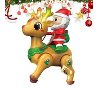 Duroecsain Jeux de Mobilier Pour Enfant - Jouet Musical pour | Figure Illuminée Père Noël Compagnon Apprentissage Précoce - Pour Petite Enfance et Filles