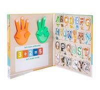 Duroecsain Jouet de comptage pour | Jouet éducatif de comptage manipulatif mathématique, activités didactiques, Cartes, Jeu de Lettres pour préscolaire, Cadeau de Pâques d'anniversaire