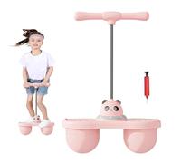 Duroecsain Jouet de saut de balle pour , avec manche - Trou de balle rebondissant avec poignée, jouets pour défis en plein air, jeux de voyage sportifs, avec