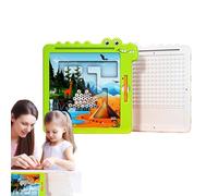 Duroecsain Jouet labyrinthe magnétique, jeux de labyrinthe puzzle - Jeu sensoriel du cerveau du labyrinthe de table correspondant aux jouets sensoriels, coordination œil-main,