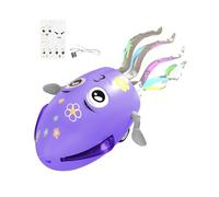 Duroecsain Jouet poulpe pour,jouet musical - robot interactif ondulant avec lumières et musique pour enfants développement sensoriel maison et maternelle fêtes filles et garçons