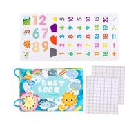 Duroecsain Jouets De Voyage pour Tout-Petits | Aide Éducative Préscolaire | Jouets Éducatifs d'apprentissage pour Tout-Petits,pour Garçons Et Filles pour Anniversaire Et Noël pour Maison Voyage