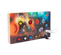 Duroecsain Jouets solaires - Solaire - Apprentissage de l'espace extérieur coloré - Outil de Coordination des Yeux, inquiétude éducative pour bébés pour la Maternelle, la Maternelle