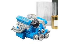 Duroecsain Kit Modélisme Moteur Pour Adultes | Modèle Moteur Jouet - Artisanat En Résine Créatif Décoration Pour Bureau Affichage Maison Garage Anniversaire Éducation Salle Atelier