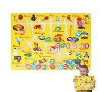 Duroecsain Labyrinthe de Couleurs et de Chiffres, Constructeur de pensée logique pour l'apprentissage précoce | Jeu de Table Labyrinthe Formes | pour et Filles 3 Ans Maison école Maternelle