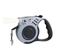 Duroecsain Laisses rétractables pour chiens,Laisses rétractables pour chiens | Longue corde rechargeable pour chien avec lumière | Laisses extensibles robustes pour chiens, pour la marche et la course
