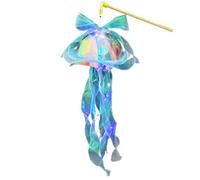 Duroecsain Lampe de méduse portable - Lampe à méduses à paillettes - Lampe à méduses avec LED portable - Jouets colorés et créatifs qui s'illuminent avec 3 modes de lumière,