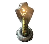 Duroecsain Lampe de nuit Serpent Effrayant - Figurine Serpent Lampe Gothique Alimentation USB | Décoration à collectionner raffinée pour chambre à coucher et bureaux à domicile pour créer une