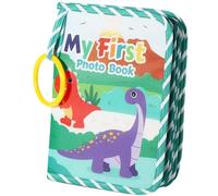 Duroecsain Livre illustré pour bébé, livre de souvenirs pour bébés, albums photo de 15 x 20 cm, livre photo en tissu pour bébés, livre d'album de première année de jouets pour bébés