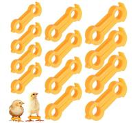 Duroecsain Lot de 12 attelles de Jambe pour bébé Poussin, Aide à la Course à Pied, pour écartement, pour Poussins, Canards, Oiseaux