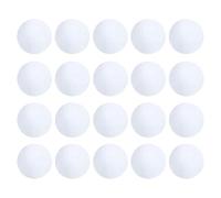 Duroecsain Lot de 20 boules de neige artificielles Ø 5 cm pour bataille de boules de neige en intérieur - Boule de neige blanche en peluche douce - Neige artificielle pour bataille de neige pour