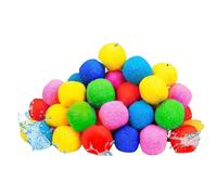 Duroecsain Lot de 60 balles d'eau réutilisables colorées rechargeables et absorbantes pour : intérieur, piscine, mer, lac, étang, cour