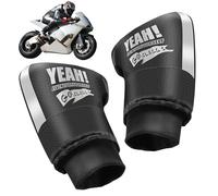 Duroecsain Manchons de guidon de motoneige - Gants de motoneige coupe-vent | Gants thermiques d'hiver, manchons de guidon avec design réfléchissant, gants de vélo électrique pour hommes et femmes par