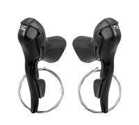 Duroecsain - Manette de vélo de route (2 x 7, 8, 9, 10, 11 vitesses, diamètre 0,93-0,95 pouces professionnel vélo gauche droite levier de frein changeur pour homme