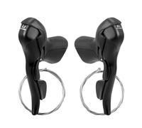 Duroecsain Manette de vitesse de vélo - Manettes de vélo de route 2 * 7 8 9 10 11 vitesses - Diamètre 0.93-0.95in Professionnel VTT Vélo Vélo Gauche Droite Levier De Frein Shifter Set Pour Hommes