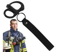 Duroecsain Manille à clip à dégagement rapide, acier inoxydable fixé à Backle - Grillage de ressort fixe en acier inoxydable, outils de pompier pour gréement, accessoire