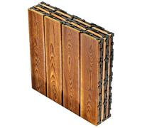 Duroecsain Maudits de terrasse, plancher de patio - 3 étages de patio extérieur en bois - Décoration intérieure, Fournitures d'amélioration de la maison pour appartement de balcon, garage, sous-sol