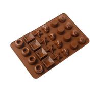 Duroecsain Moule À Chocolat En Silicone,Ustensiles De Cuisson À 24 Cavités | Formes à Pâtisserie Domestiques | Pour Débutants en Cuisine, Chefs Pâtissiers, Bloggers Alimentaires, Amateurs de Desserts,