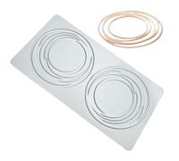 Duroecsain Moules à dentelle fondante, tapis de texture fondante,Moule en silicone pour dentelle Sugarcraft - Moules de four, outil de décoration de cupcake, moule en argile pour cuire