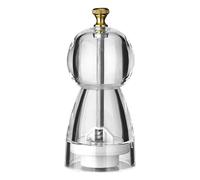 Duroecsain Moulin à poivre manuel, moulin à poivre manuel - Moulin à sel | Moulin à poivre acrylique professionnel avec rugosité réglable, moulin à poivre rechargeable pour