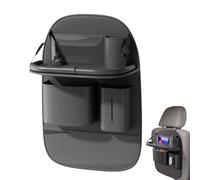 Duroecsain Organisateur arrière siège auto | plateau table pour salle à manger - porte-gobelets porte-mouchoirs et porte-téléphone pour voiture pour voyages routiers voyages familiaux en van longues