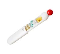 Duroecsain Organiseur de pilules portable hebdomadaire avec compartiments | Étui hebdomadaire portable avec compartiments, support amovible pour prises quotidiennes
