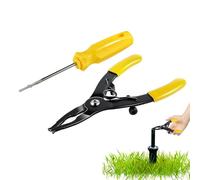 Duroecsain Outil de Réglage pour Tête d'Arrosage,Tournevis de réparation pour systèmes d'irrigation de pelouse - Manche ergonomique antidérapant pour arrosage agricole, jardins, vergers et terrains de