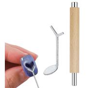 Duroecsain Outil magnétique pour ongles - Barre magnétique en forme de cœur - Accessoire de design d'ongles avec tige magnétique à double tête - Pour salon, modélisation de mariage, débutants, maison