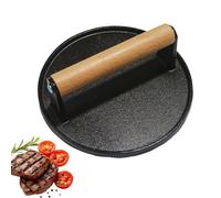 Duroecsain Outil pour Écraser Les Hamburgers - de Cuisson Antiadhésive en Métal pour Barbecue et Burgers - Accessoire de Cuisson pour Pique-Nique Camping Jardin Fêtes Barbecues