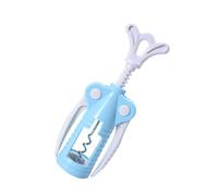 Duroecsain Ouvre-bouteille de vin, tire-bouchon, tire-bouchon manuel à double aile, tire-bouchon manuel pour bouteilles, ouvre-bouchon manuel avec ailes pour accessoires de