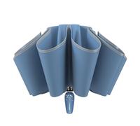 Duroecsain Parapluie automatique pour pluie | Parapluie compact de voyage | Accessoires imperméables pour voyages et extérieur avec protection solaire, bleu, Consulte la descripción