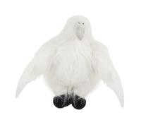 Duroecsain Peluche Aigle farcie,Animal farci Aigle, Aigle bourré de faucon blanc de 10,6 pouces, Décoration de la maison, animaux en peluche avec faucon, peluche réaliste pour petits animaux