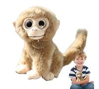 Duroecsain Peluche de singe rembourrée, peluche de singe, mignon animal en peluche réaliste de singe en peluche - Coussin décoratif de l'oreiller du singe rembourré petit, décoration et accueillante