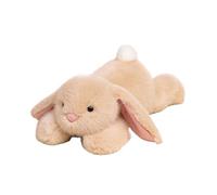 Duroecsain Peluche Lapin menteur, peluche de lapin long à l'oreille, Floppy Ears Huggable Rabbit Peluche remplie | Compagnie appréciée, jolie collection réaliste d'animaux de couleur de toit