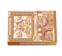 Duroecsain Petit carnet de notes de poche - Adorable bloc-notes Capybara anti-stress avec fonction mémo - Jouet pour soulager le stress - Pour l'école, le bureau, la papeterie pour la vie quotidienne