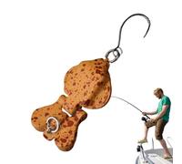 Duroecsain Petits appâts artificiels pour pêche à la perche - Minnows artificiels réalistes pour la pêche - Leurres compacts à 2 sections pour eaux douces avec attractif pour poissons