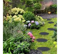 Duroecsain Pierres à piquer, décoration de jardin, avec crochet de sol, pour allée, jardin, piscine, terrasse, extérieur