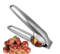 Duroecsain Pince à châtaigne de casse-noisette en acier inoxydable portable pour coupe-châtaignes de casse-noisette | Ouvre-noix et amandes séchées en forme de mangue