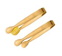 Duroecsain Pinces à Glace Congélateur | 2 Pièces Acier Outils à Glace | Petite Pince à Bar,Pour Tranches De Citron Gelée Marshmallow Bartender Maison Amoureux Du Café Pâtisserie