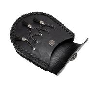 Duroecsain Pochette de Ceinture médiévale, Sac de Taille médiéval,Porte-Monnaie de Voyage en Cuir PU | Porte-Monnaie Portable pour clé, pièce de Monnaie, Support de téléphone, Accessoires de Costume